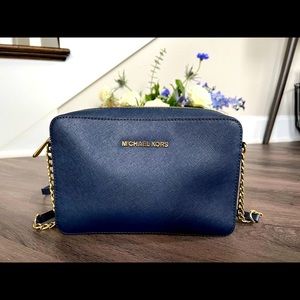 Michael Kors navy crossbody